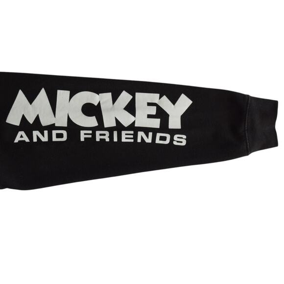 Disney Mickey and Friends Black Cotton Blend Comfy Crewneck Sweatshirt Medium - Picture 4 of 6